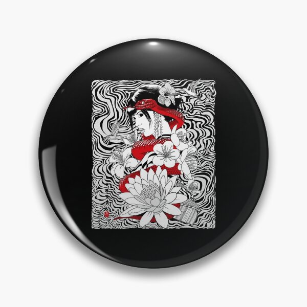 Item preview, Snake and Colibri with Geisha  designed and sold by MinLagares01.