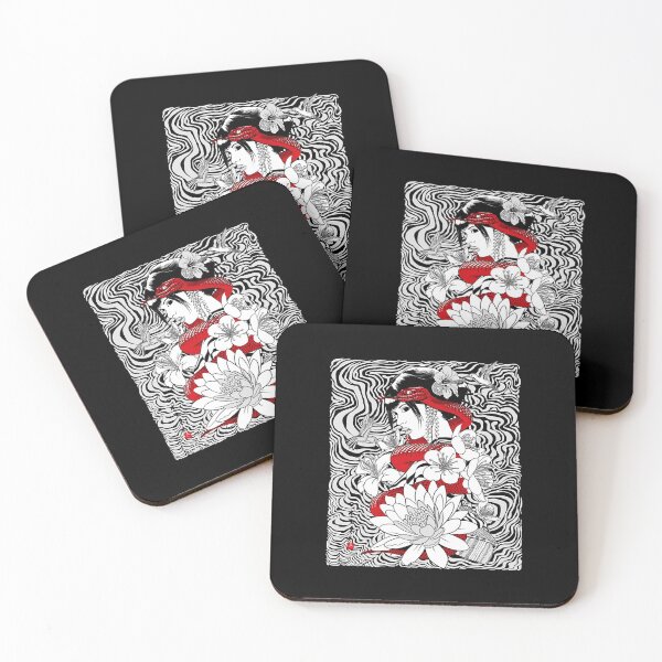 Item preview, Snake and Colibri with Geisha  designed and sold by MinLagares01.