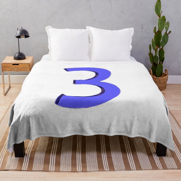 Item preview, 3, three, trio, number 3, blue 3 designed and sold by Nostrathomas66.