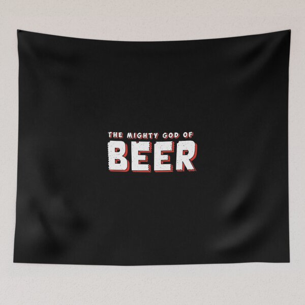 Item preview, God of Beer Logo - White  designed and sold by KulakJamiel.