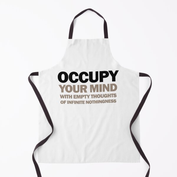 Item preview, occupy your mind with empty thoughts of infinite nothingness designed and sold by titus toledo.