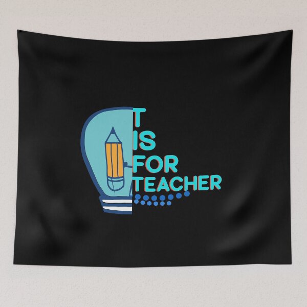 Item preview,   T is for teacher  designed and sold by patroart.