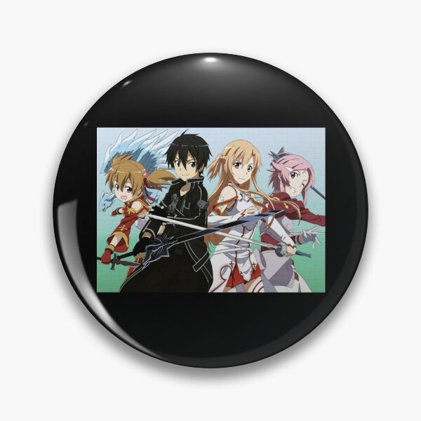 Item preview, Asuna kirito and friends - sword art graphic designed and sold by ThomasMarvin.