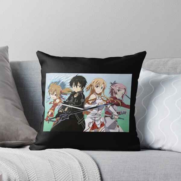 Item preview, Asuna kirito and friends - sword art graphic designed and sold by ThomasMarvin.