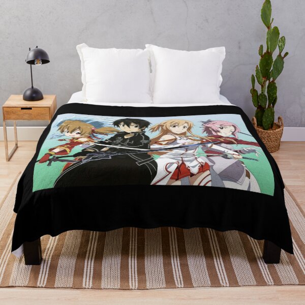 Item preview, Asuna kirito and friends - sword art graphic designed and sold by ThomasMarvin.