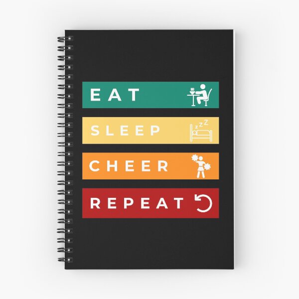 Item preview, Eat Sleep Cheer Repeat designed and sold by EMRASDesigns.