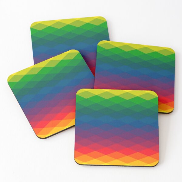 Item preview, Geometric rainbow colors designed and sold by Cyber-Spider.