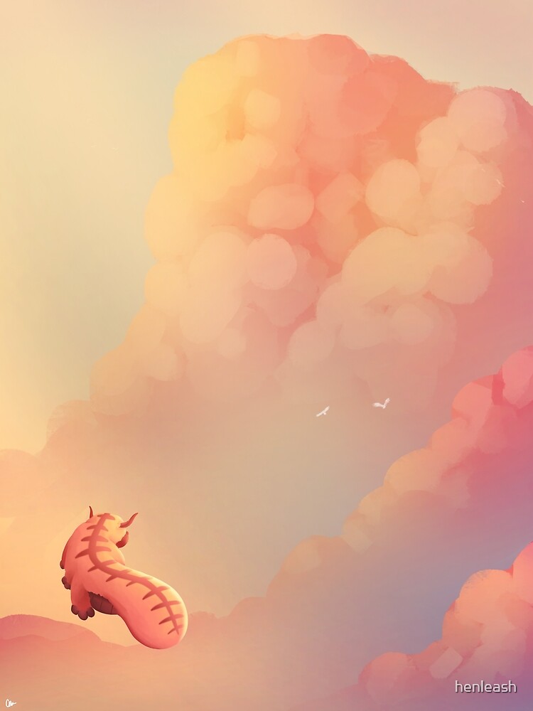 Thumbnail 3 of 3, Poster, Sunset in the Sky designed and sold by henleash.