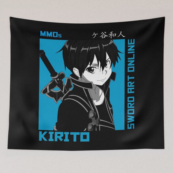 Aperçu de l'œuvre conception de style bleu art épée kirito créée et vendue par ThomasMarvin.