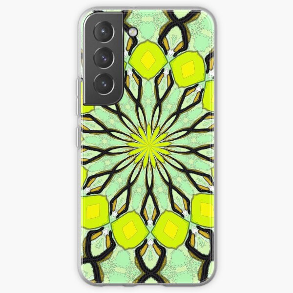Yellow Kaleidoscope Samsung Galaxy Soft Case