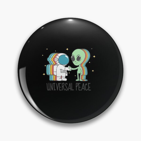 Item preview, Astronaut Alien Universal Peace  designed and sold by Shellenbarger.