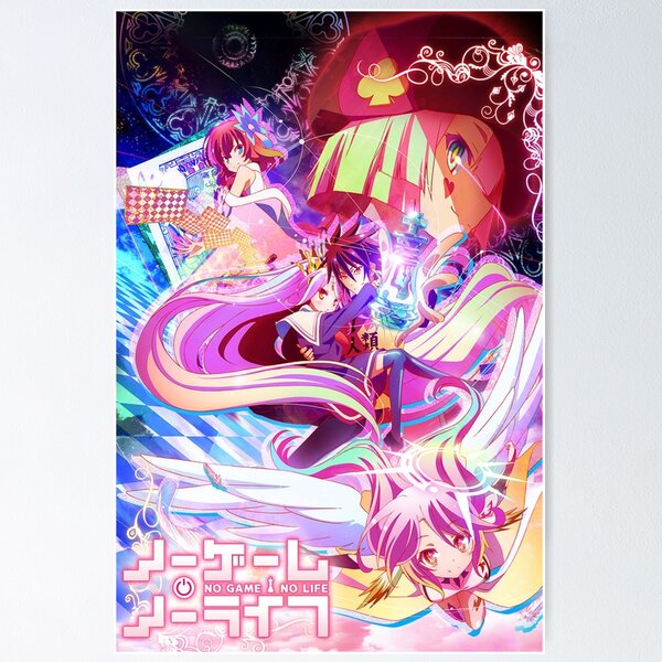 No Game No Life' Poster, picture, metal print, paint by Miss Diana