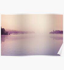 Nature Dreamscape Foggy Morning Poster