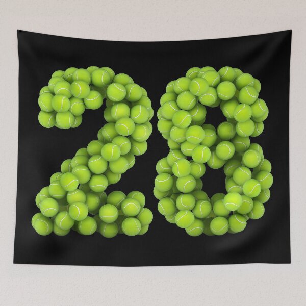 Item preview, Tennis Player Number 28 - Tennis Sports twenty-eight Game Set Match 28 designed and sold by elhefe.