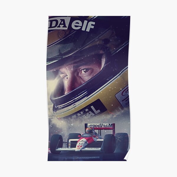Papier Peint Illustration Ayrton Senna Poster