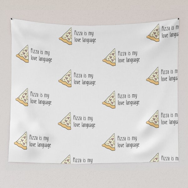 Item preview, pizza is my love language designed and sold by opalsunsetart.