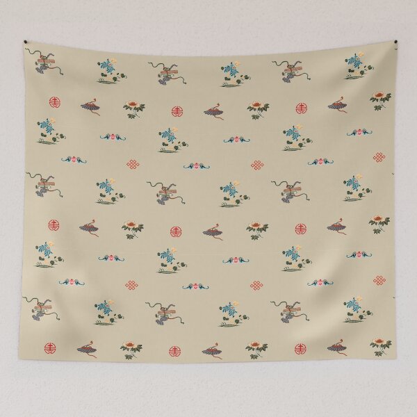 Item preview, Traditional Chinese Art Seamless Pattern designed and sold by Peekonet.