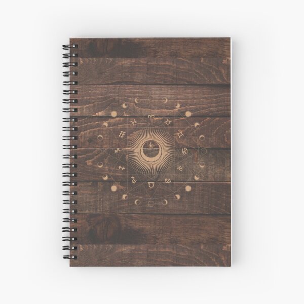 Zodiac Chart Spiral Notebook