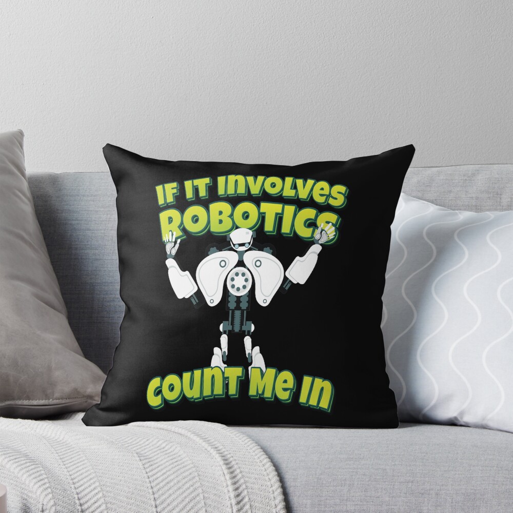 Item preview, Throw Pillow designed and sold by ProjectRobotics.