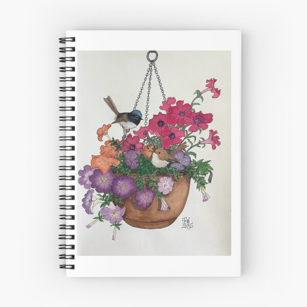 Item preview, WRENS IN PETUNIAS designed and sold by BigRedSeller.
