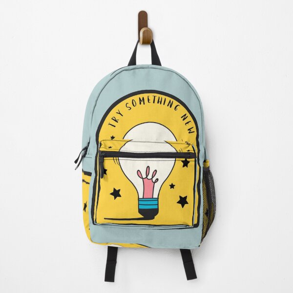 Item preview, Try Something New Quote Illustration designed and sold by Peekonet.