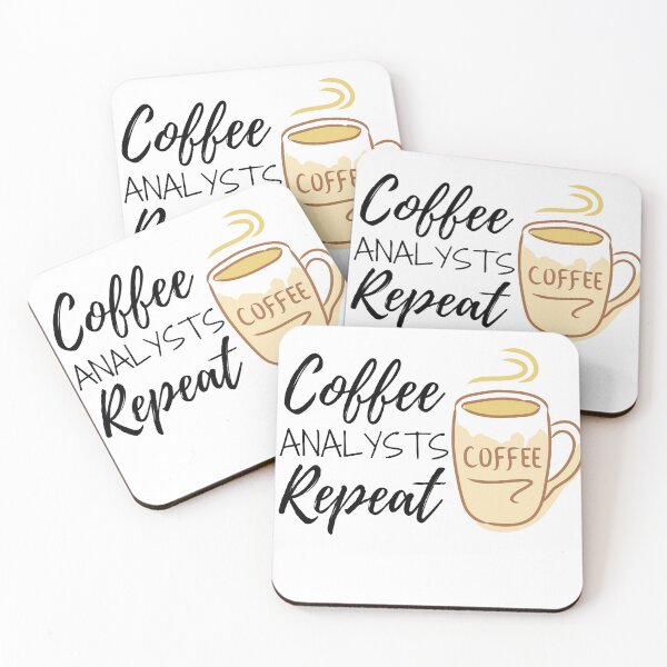 Item preview, Coffee Analysts Repeat designed and sold by ThebestArtshop.