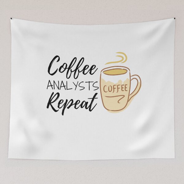 Item preview, Coffee Analysts Repeat designed and sold by ThebestArtshop.
