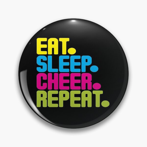 Item preview, Eat Sleep Cheer Repeat designed and sold by Symbol-as.