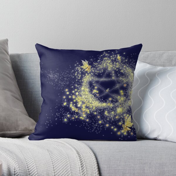 Fairyflies Throw Pillow