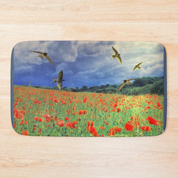 Item preview, Swallows and Poppies designed and sold by Alisonchambers2.