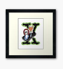 X Files Framed Print