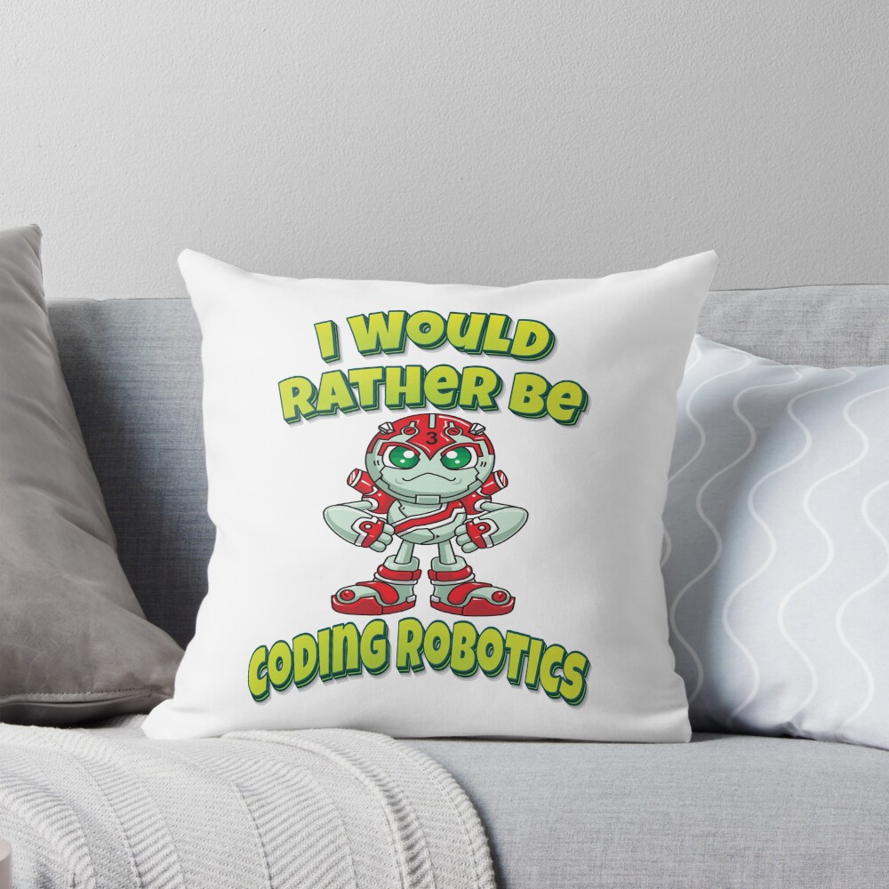 Item preview, Throw Pillow designed and sold by ProjectRobotics.