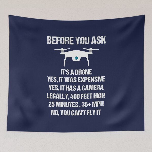 Item preview, Before You Ask, It's a Drone. Funny Drone Lover Joke designed and sold by TashaVector.
