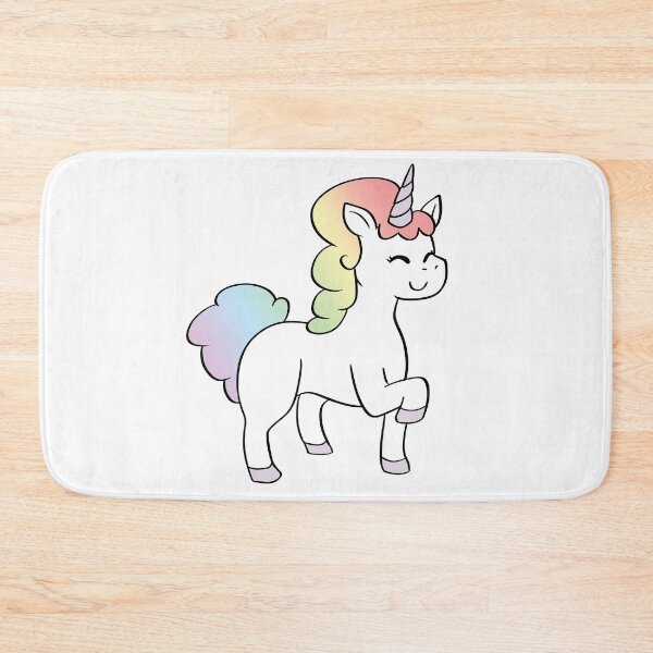 Item preview, Unicorn Chibi Cartoon Illustration - Rainbow: Puffy Style designed and sold by HJacka.