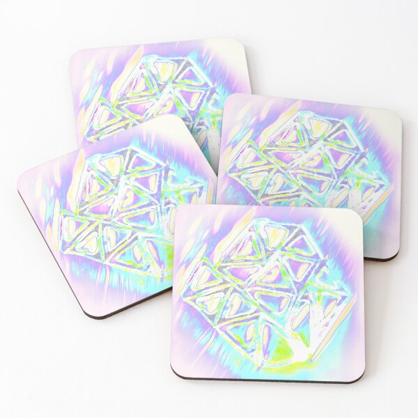 Item preview, cosmic neon, meteoric silver, print trend of the year, geometry designed and sold by Maria Mihailova.