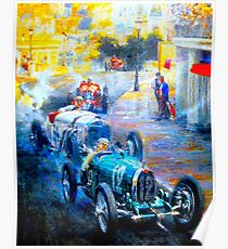 "MONACO GRAND PRIX" Vintage (1929) Malerei Poster Poster