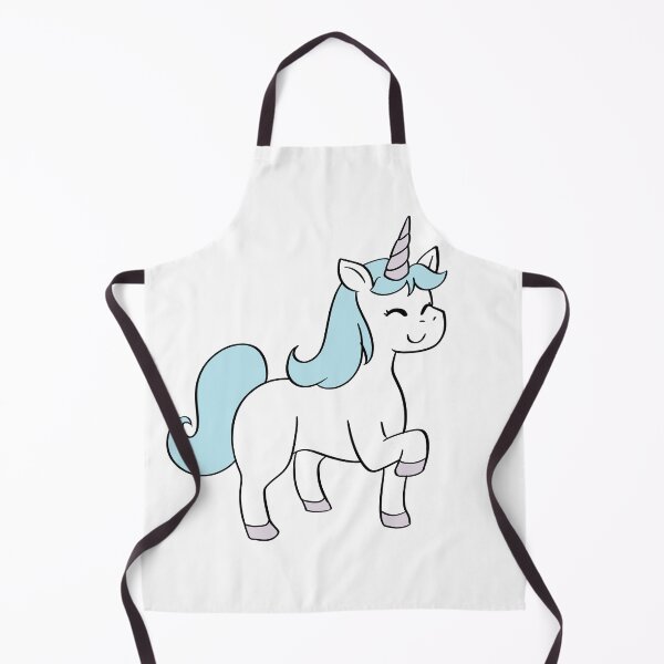 Item preview, Unicorn Chibi Cartoon Illustration - Blue: Smooth Style designed and sold by HJacka.