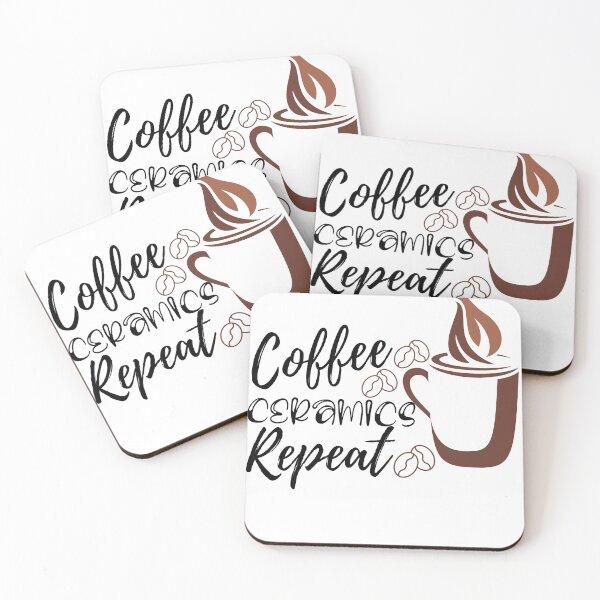 Item preview, Coffee Ceramics Repeat designed and sold by ThebestArtshop.
