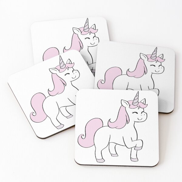 Item preview, Unicorn Chibi Cartoon Illustration - Pink: Smooth Style designed and sold by HJacka.