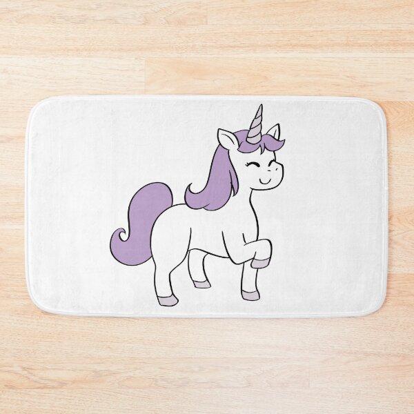 Item preview, Unicorn Chibi Cartoon Illustration - Purple: Smooth Style designed and sold by HJacka.