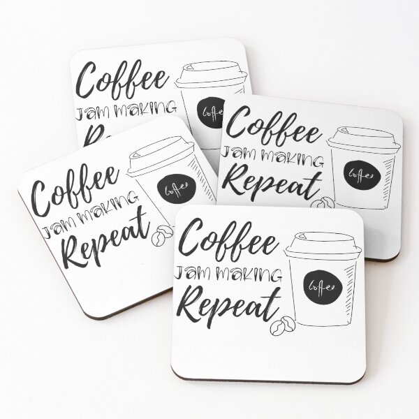 Item preview, Coffee Jam Making Repeat designed and sold by ThebestArtshop.