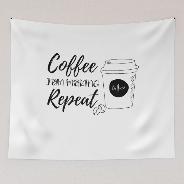 Item preview, Coffee Jam Making Repeat designed and sold by ThebestArtshop.