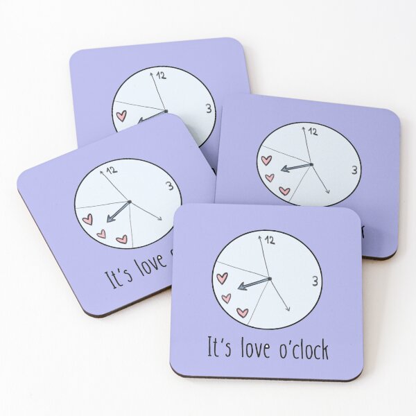 Item preview, It's love o'clock <3 designed and sold by opalsunsetart.