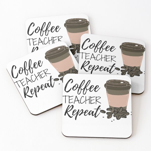 Item preview, Coffee Teach Repeat designed and sold by ThebestArtshop.