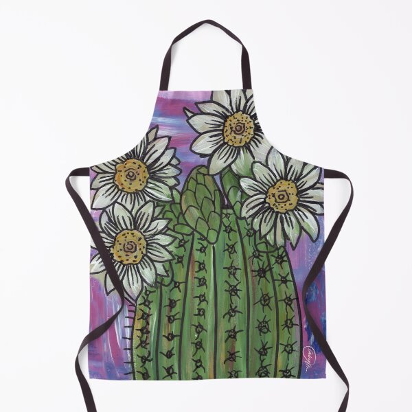 Item preview, Saguaro Cactus Blooms with Pink Background Mixed Media designed and sold by Audrey De La Cruz.