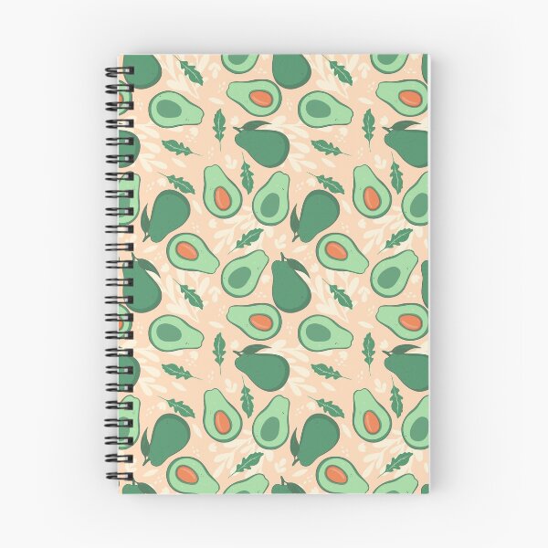 Item preview,  pattern with avocado on a beige background designed and sold by burbura.