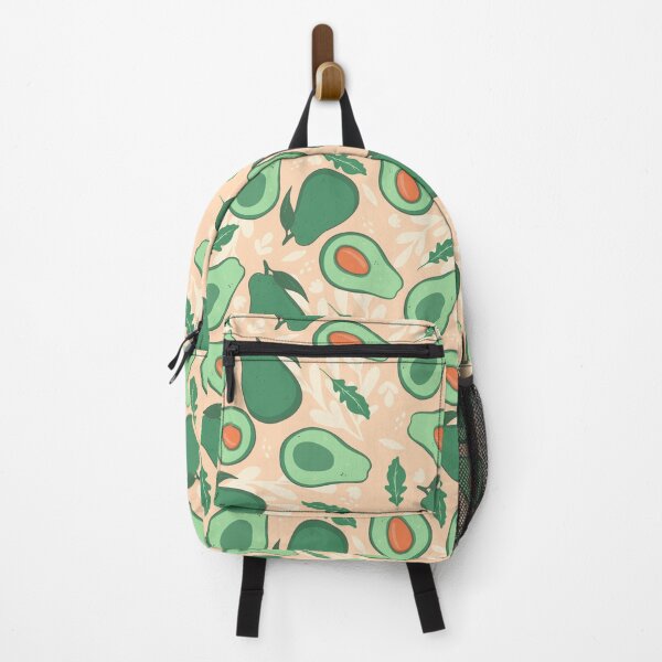 Item preview, pattern with avocado on a beige background designed and sold by burbura.