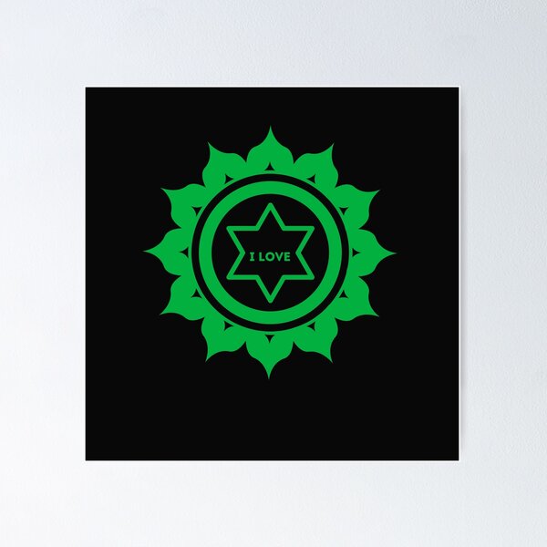Item preview, Heart Chakra - I Love designed and sold by myteebaq.
