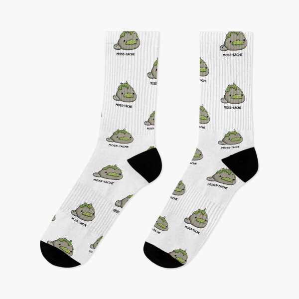 Item preview, Moss-tache Funny Moustache Puns  designed and sold by punnybone.