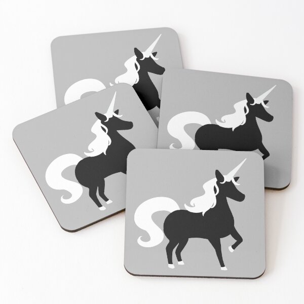 Item preview, Unicorn Silhouette Design - Black / White Colours designed and sold by HJacka.